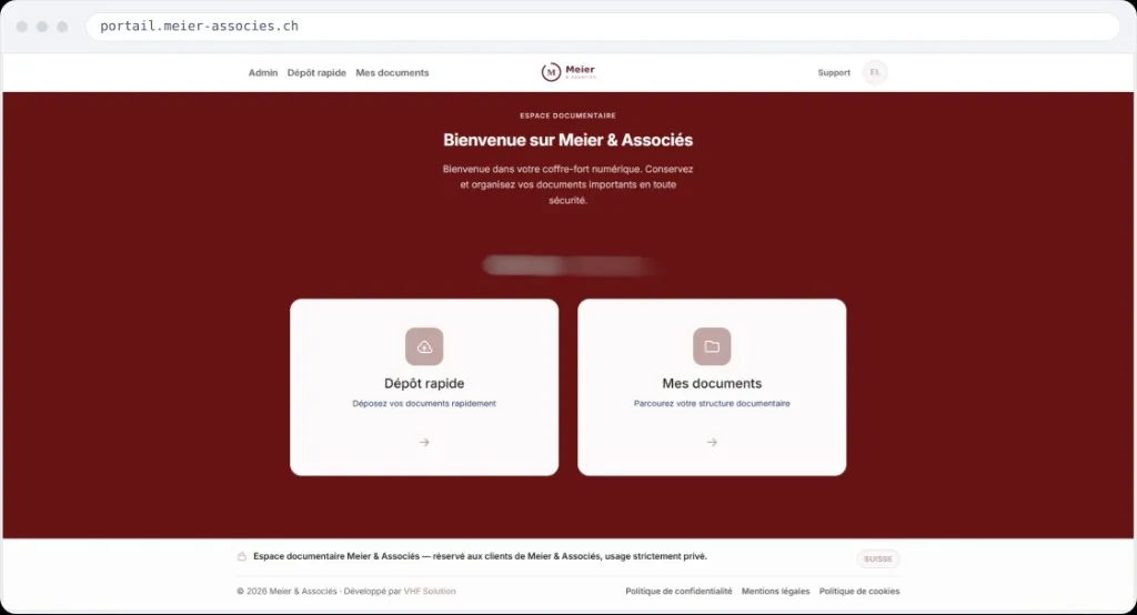 Portail marque blanche — Meier & Associés